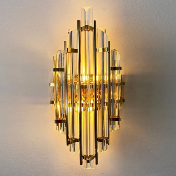 Bamyum Wandleuchte Bamyum Wandleuchte Champion Vintage Metall und Glas Wandlampe, ohne Leuchtmittel