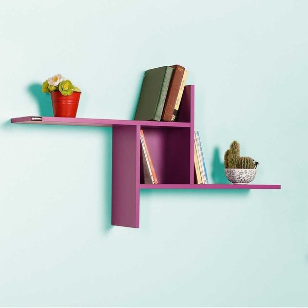 Skye Decor Wandregal 100% MELAMINE COATED PARTICLE BOARD, 50 cm x 18 cm x 100 cm R1755