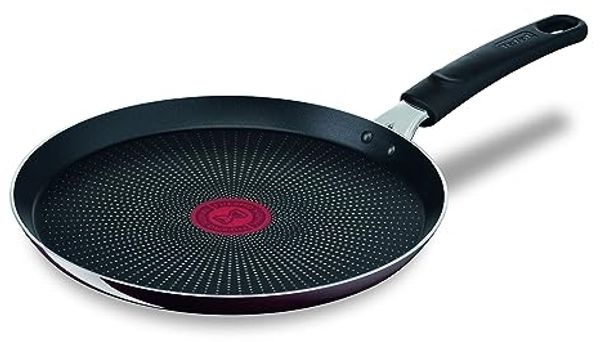 Tefal Crêpepfanne Resist Intense, Aluminium (1-tlg), Emaille, Antihaft, Thermo-Signal, alle Herdarten außer Induktion