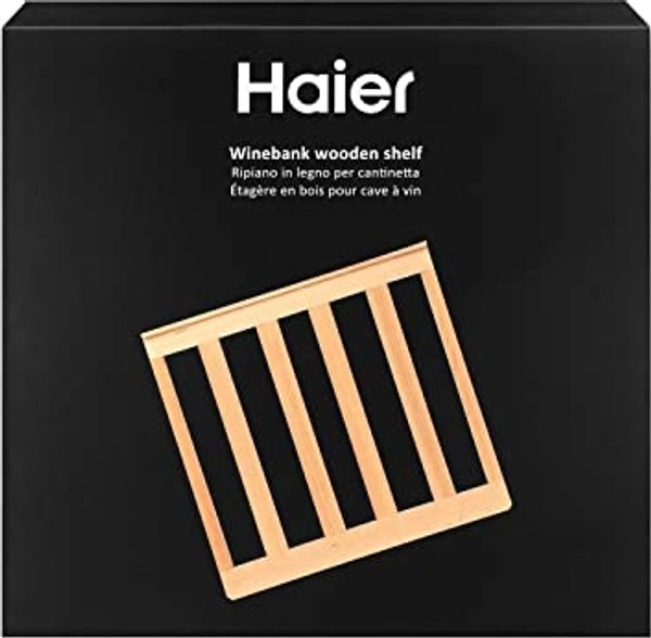 Haier – Holzregal-Einsatz Weinkühlschränke - Lagerung Für Weinflaschen - Kompatibel Mit WS59GAE, WS53GDA, WS30GA - Elegantes Und Qualitativ Hochwertiges Design - Originalzubehör - HAWCSH46