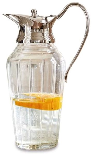 Mirabeau Wasserkaraffe Krug Braux klar/silber