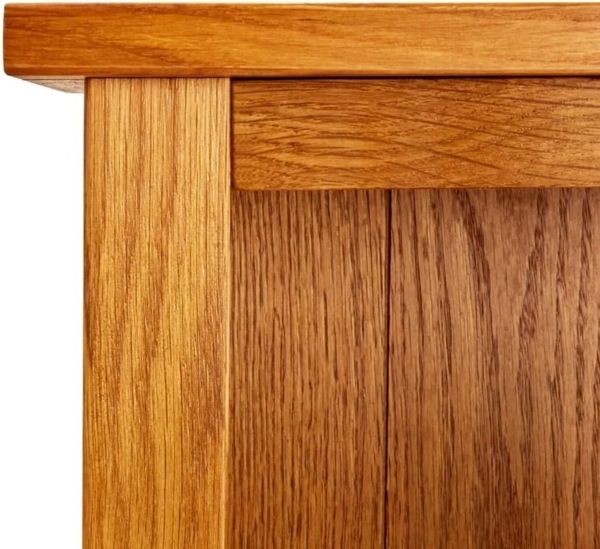 vidaXL Bücherregal 6 Fächer 52x22x180 cm Massivholz Eiche 331742 Bild 6