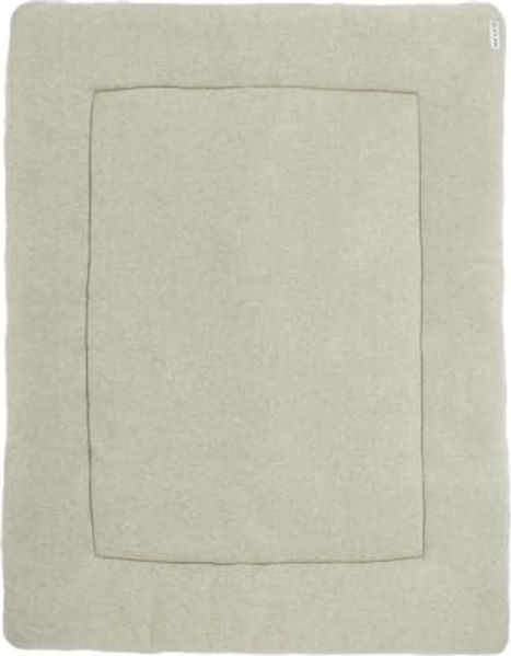 Meyco Knit Basic Laufstallteppich Grau Melange 77x97 cm Ecru