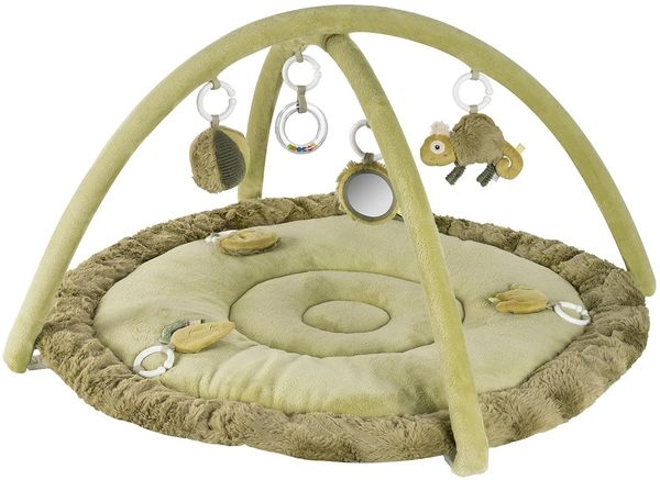 Fehn 3-D-Activity-Decke Chamäleon Lazy, Crazy & Pink Khaki/Olive