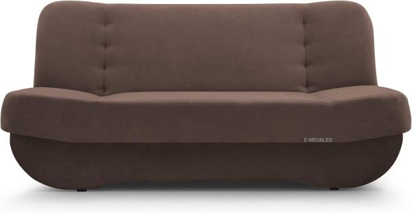 MOEBLO Schlafsofa Pafos, Sofa Kippsofa Klappsofa Clic-Clack, mit Schlaffunktion, mit Bettkasten