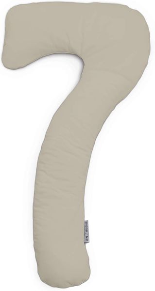 Theraline Bezug für my7 - Das Schlaf- & Stillkissen Lehmgrau Bamboo