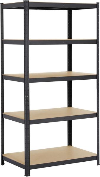 Yaheetech Schwerlastregal 180 x 90 x 60 cm Lagerregal 5 Böden Metall Regal Max. Belastbarkeit : 875kg