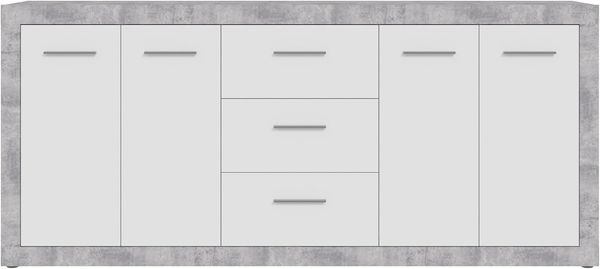 Forte Sideboard Betonoptik Lichtgrau (U39(120)) Bild 3