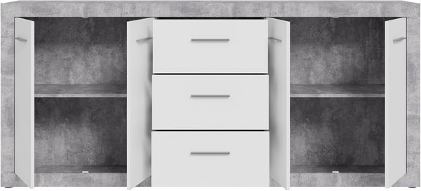 Forte Sideboard Betonoptik Lichtgrau (U39(120)) Bild 5