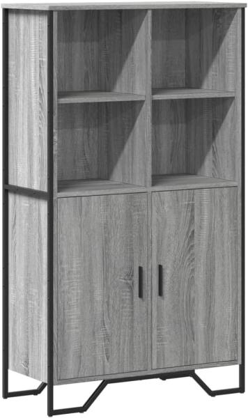 Highboard 79,5X35,5X137,5 Cm Holzwerkstoff: Grau Sonoma