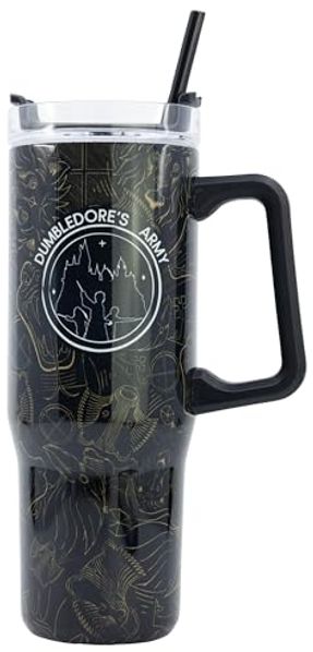 Harry Potter Tinkflasche Isolierter XL-Trinkbecher mit Griff und Drehverschluss – 940 ml