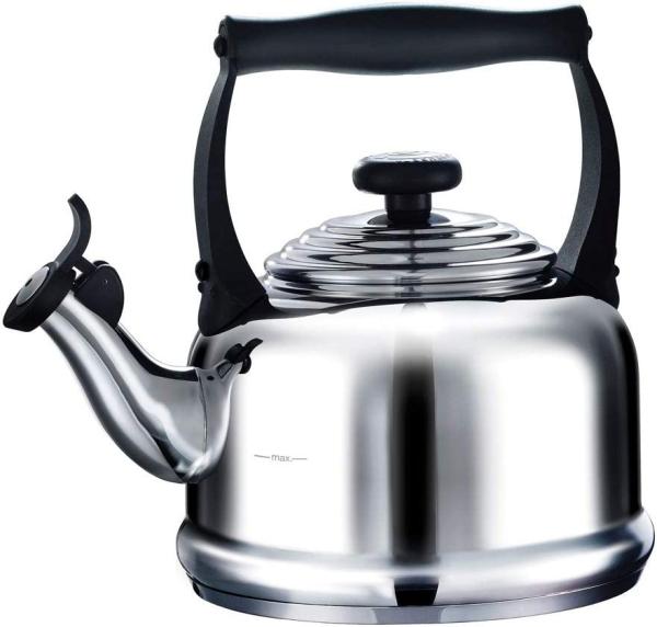 Le Creuset Wasserkessel Tradition Edelstahl - Silber