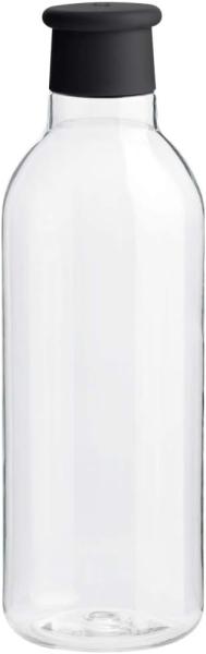 Rig-Tig DRINK-IT Wasserflasche Black, Trinkflasche, Sportflasche, Kunststoff, Silikon, Schwarz, 750 ml, Z00212-5