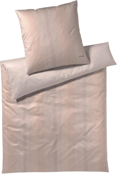 JOOP Bettwäsche Groove orange | 155x220 cm + 80x80 cm