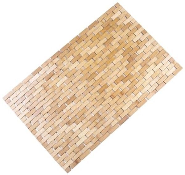 HI 33117 Bambus Duschmatte Badvorleger 50x80cm