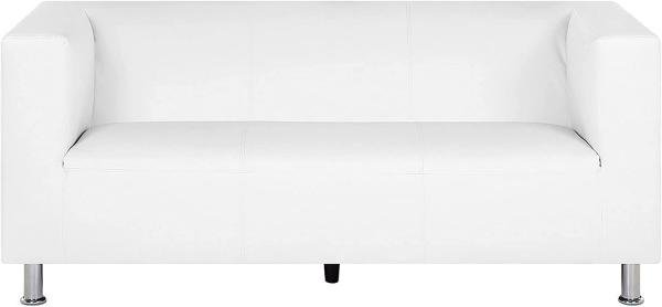 3-Sitzer Sofa Kunstleder weiß FLORO