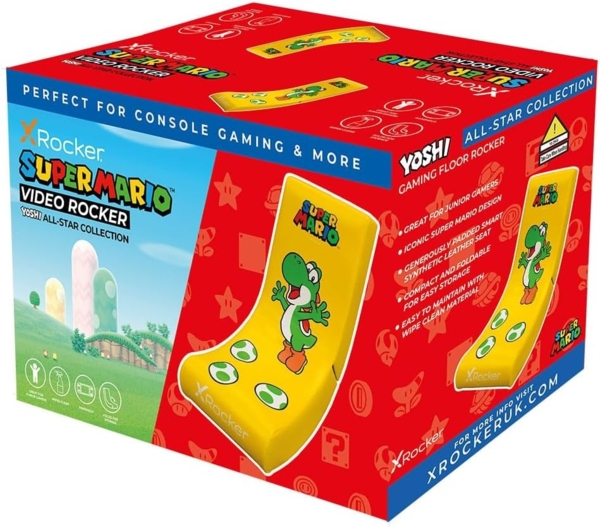 X Rocker Yoshi Floor Rocker - Gaming-Sessel - Gepolsterter Sitz - Gepolsterte Rückenlehne - Universal - Kunstleder - Kunstleder (2020095) Bild 4