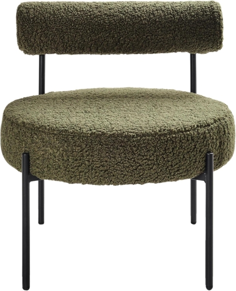 Sessel ALPHA Bouclé Grün
