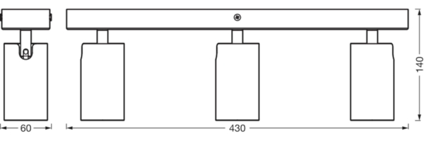 LEDVANCE LED-Spot Octagon GU10 Weiß 3x3,4W 927 DIM Bild 9