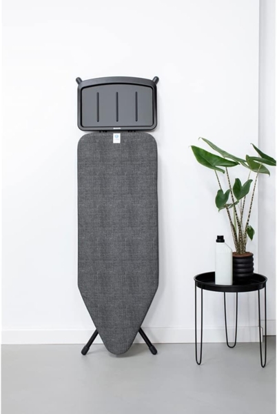 Brabantia Bügelbrett Bügeltisch C, 124 x 45 cm, Dst-Ablage Solide, Bügelfläche 124x45 cm, Fairtrade-zertifiziert Bild 3