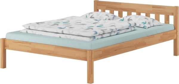 Überlanges Doppelbett Massivholzbett 140x220 Buche Zubehör wählbar V-60.83-14-220ohne Zubehör