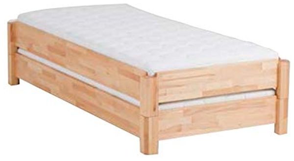 Dico 2er Stapelbett Massivholz mit Rollrost Größe 90x200 cm
