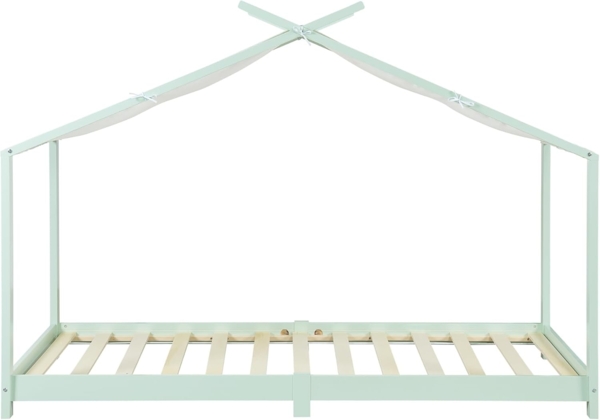 Kinderbett Brome mit Matratze 90x200 cm Mintgrün [en. casa] Bild 5