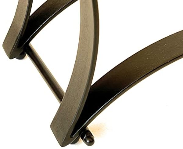 DanDiBo Kaminholzregal Innen Metall Schwarz Kaminholzständer Herz 96322 Holzkorb Kaminholzhalter Feuerholzregal Holzregal Bild 4