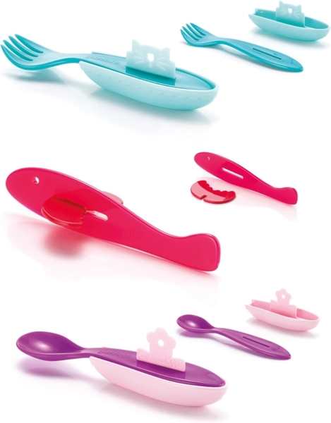 Guzzini PLAYPARK Dreiteiliges Kleinbesteck Set Assorted colors