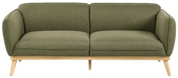 Sofa 3-Sitzer LJUNG Stoff Olivgrün