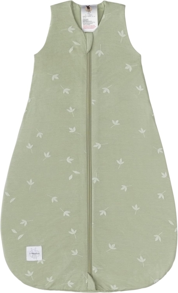LÄSSIG Baby Schlafsack ärmellos aus Single Jersey mit TENCEL™ Lyocell 0,5 TOG/Sleeping Bag Leave olive, Größe 50/56 Bild 1
