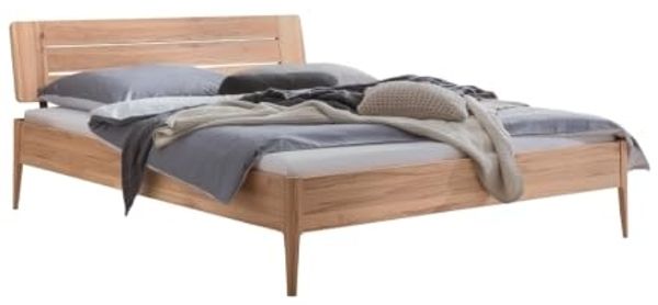 Hasena Lounge Busseto 180x210 Wildbuche natur, geölt - Fusshöhe 25 cm Massivholzbett