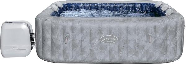 Bestway LAY-Z-SPA WLAN-Whirlpool San Francisco HydroJet Pro Durchmesser 230 x 230 x 71 cm, eckig