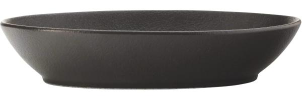 Maxwell & Williams AX0208 CAVIAR BLACK Schale oval, 25 x 17 cm, Premium-Keramik