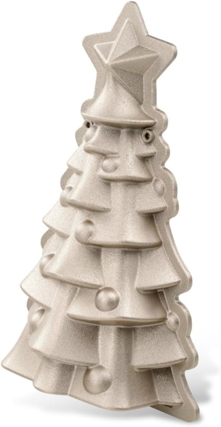Tannenbaum Motivbackform Weihnachten Aluguss mit Ständer Dr. Oetker 1392
