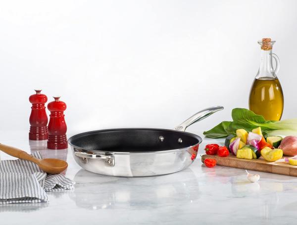 Le Creuset 3-Ply Plus Bratpfanne 28 cm antihaft Bild 5