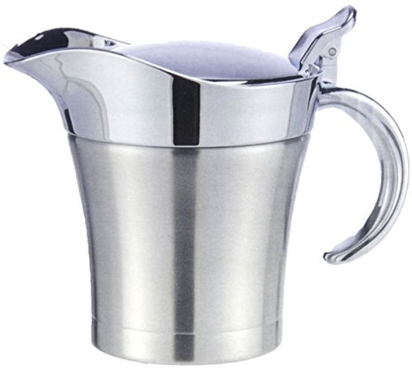 Haushalt International Sauciere Edelstahl Thermo-Sauciere, (1-tlg), mit praktischer Einhand-Bedienung