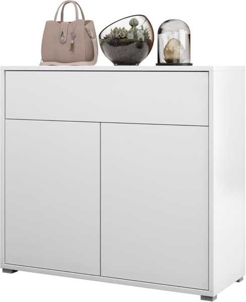 Kommode Gesita 2D1SZ (Farbe: Weiß)