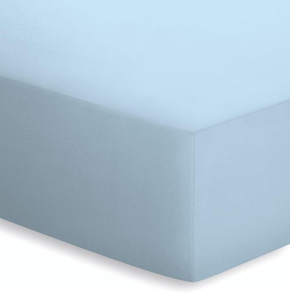 Schlafgut Spannbetttuch, Jersey-Elasthan aqua, 140x200 - 160x220 cm