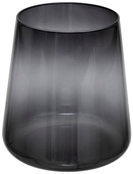 Secret de Gourmet Glas Niedrige Gläser aus schwarzem Glas DREAMS, 6er-Set, 380 ml, Glas