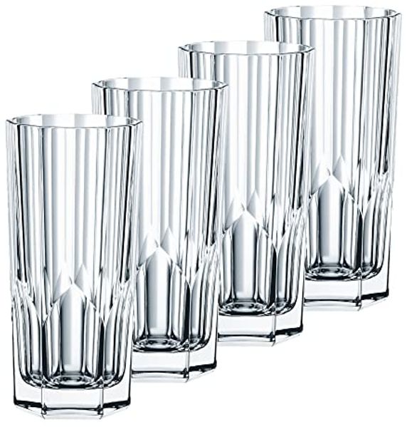 Spiegelau & Nachtmann 4-teiliges Longdrink-Set, Kristallglas, 309 ml, Aspen, 0092127-0