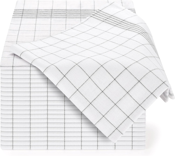 Blumtal Geschirrtuch Hochwertige im praktischen Set, (Set, 10-tlg, Set bestehend aus 5, 10 oder 20), in der Größe 50x70 cm, 100% Baumwolle