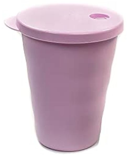 TUPPERWARE Junge Welle Trinkhalmbecher 330 ml rosa Trinkhalm Becher