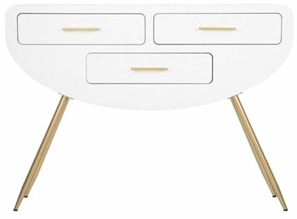 Dmora Konsole Spirit 110 x 40 x 80 cm Weiß, 20 kg Tragkraft Bild 6
