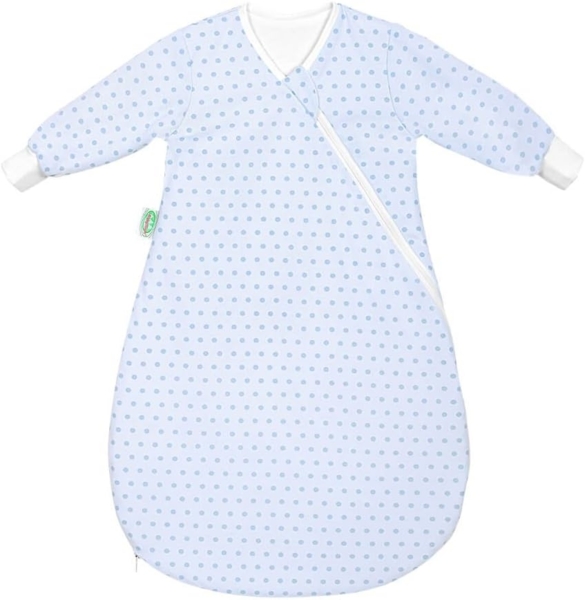 Odenwälder 1430 Jersey-Unterzieh-BabyNest springing dots 70 cm frozen minze Bild 3