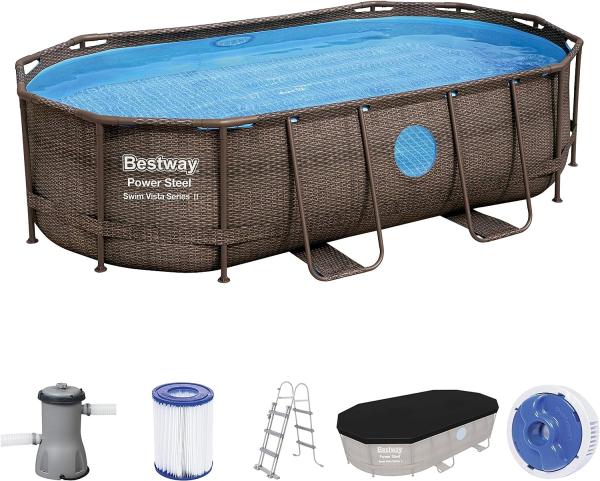 Bestway Power Steel Swimmingpool-Set 427x250x100 cm 92827