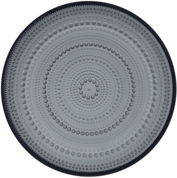 iittala Kastehelmi Teller 24,8 cm dunkelgrau