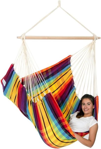 AMAZONAS AZ-2030290 Hängemattenstuhl Ohne Standfuß Indoor/Outdoor Mehrfarbig Baumwolle Polyester 150 kg