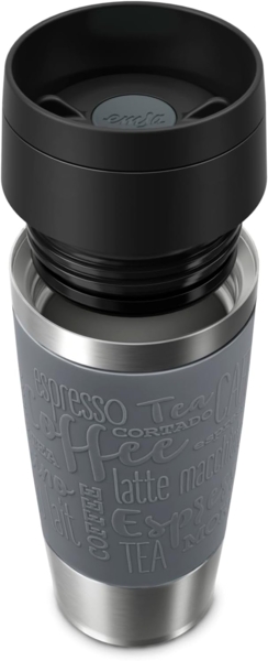 EMSA Thermobecher Travel Mug Classic, Pfeffergrau, 0.36 l Bild 8