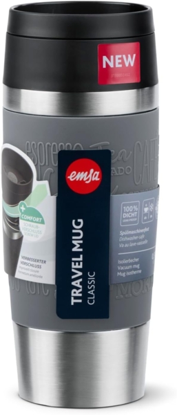 EMSA Thermobecher Travel Mug Classic, Pfeffergrau, 0.36 l Bild 10